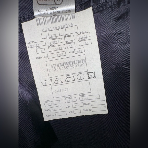 BALMAIN PARIS Wool Blazer in Men's Size M (40'' Chest). - Picture 8 of 9